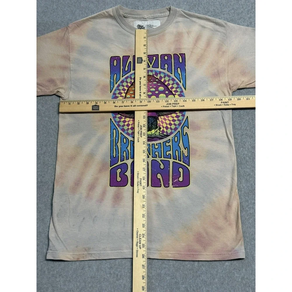 Allman Brothers Band Shirt Unisex Small Tie Dye Psychedelic Graphic Mushroom